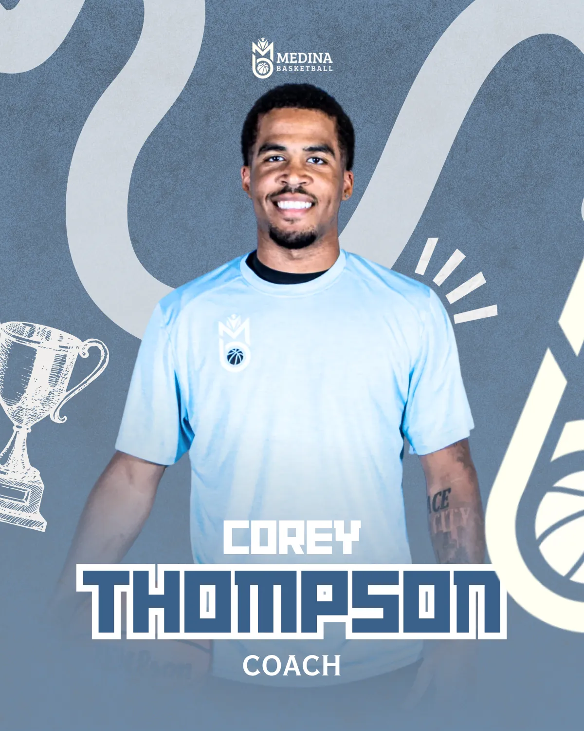 Corey Thompson, Medina Basketball coach