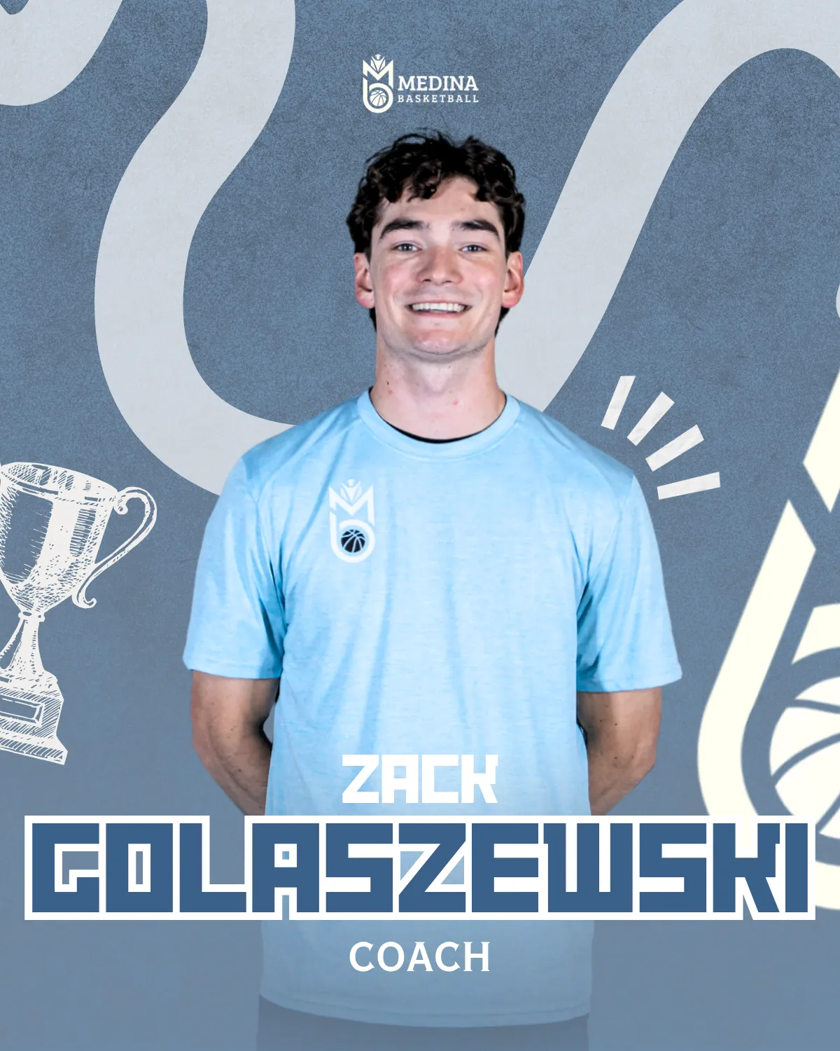 Zack Golaszewski, Medina Basketball coach